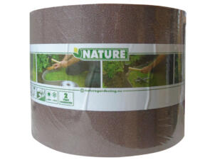 Nature borderrand 15cm 10m bruin